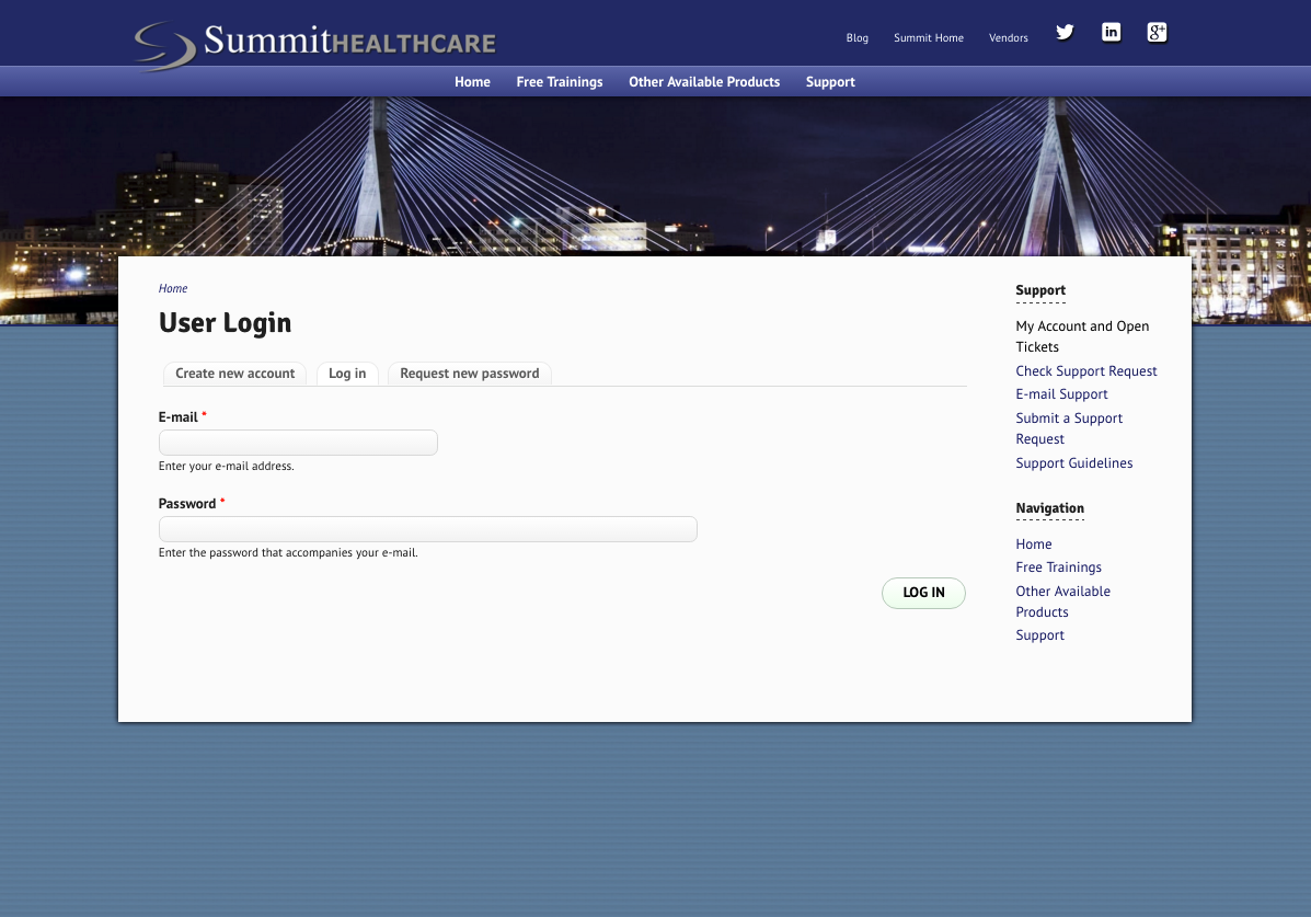 image of summithealthcare support portal